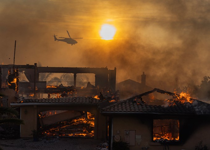 Mountain Fire Near Los Angeles: Ventura County Wildfire Photos